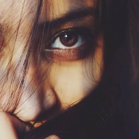 cute beautiful eye dp